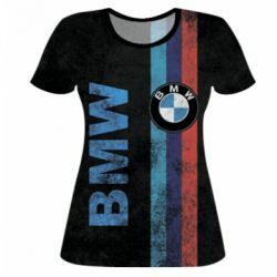bmw grunge, bmw, бмв, футболка, печать, сувенир, подарок маме водителю